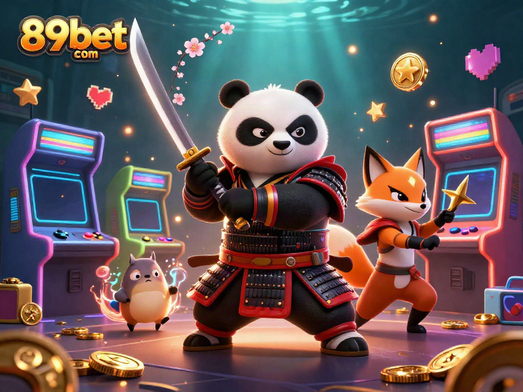 Experience 89bet com with a dynamic scene featuring vibrant characters and casino elements.