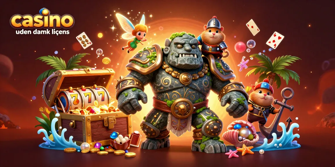 Experience thrilling slots at casino uden dansk licens with golem guardian and magical companions.